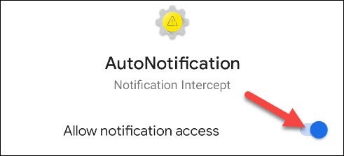 Activa "Permitir acceso a notificaciones". 