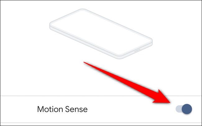 Google Pixel 4 Deshabilitar Motion Sense