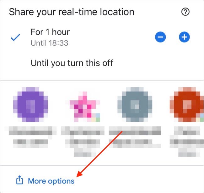 Compartir invitación de ubicación a través de Google Maps