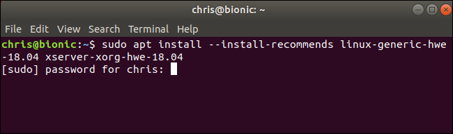 Installazione di Linux 5.0 in Ubuntu 18.04