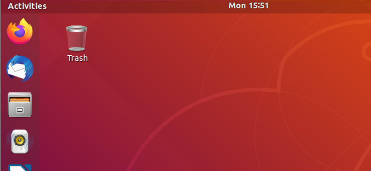 Escritorio GNOME Shell de Ubuntu 18.04.