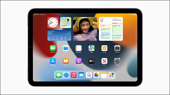 iPad Mini 2021 con iOS 15