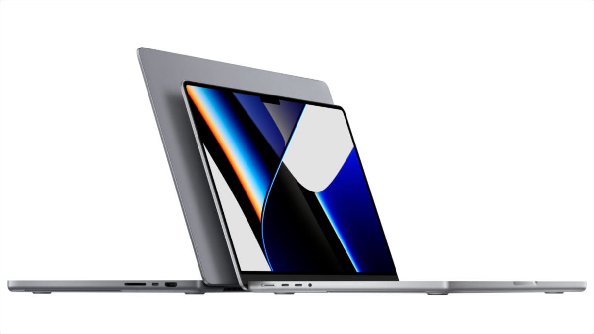 MacBooks de 14 und 16 Zoll mit M1 Pro- und M1 Max-Chips.