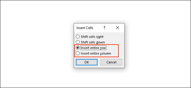 Haga clic en Insertar toda la fila o Insertar toda la columna para agregar filas o columnas a las tablas de Microsoft Word