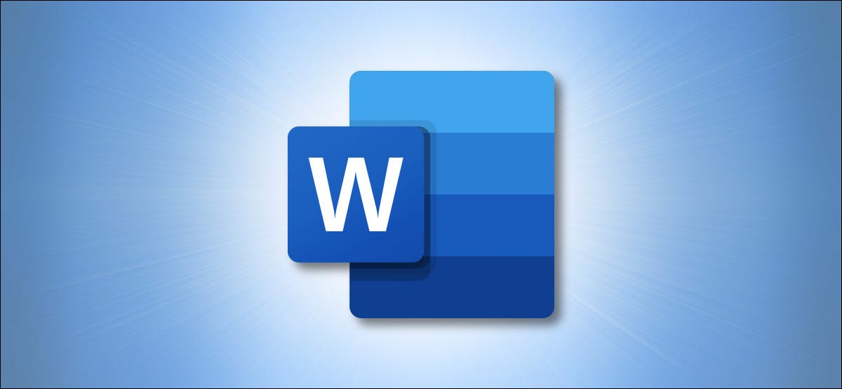 Logotipo de Microsoft Word en azul