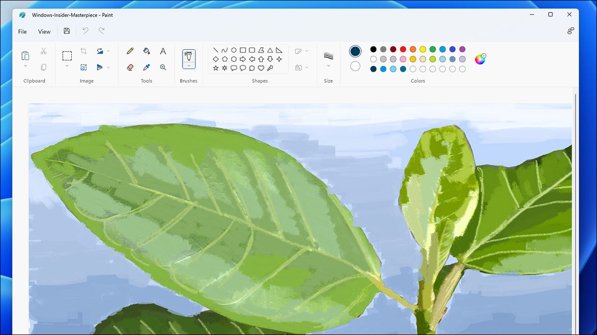 Aplicación de pintura de Windows 11