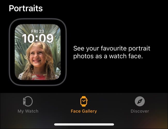 Apple Watch Portraits Cara del reloj