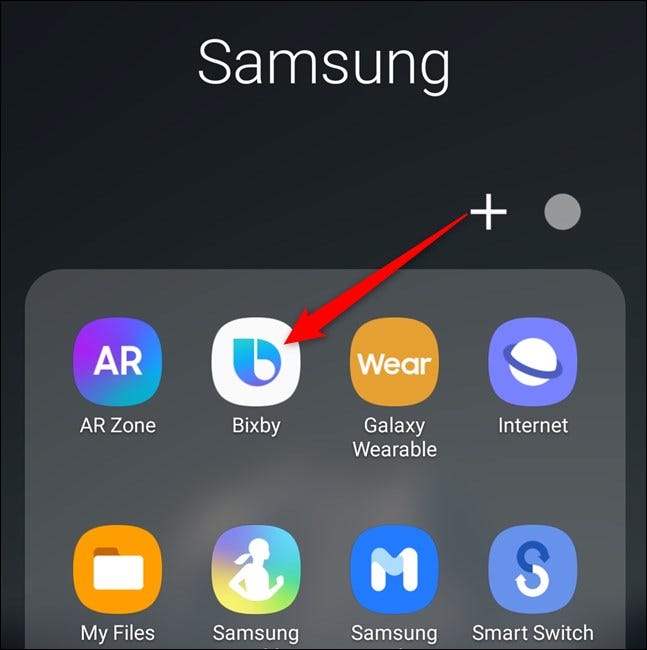 Samsung Galaxy S20 Abre la aplicación Bixby