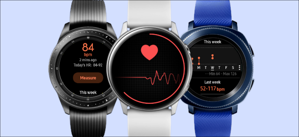 frequenza cardiaca dell'orologio Samsung Galaxy