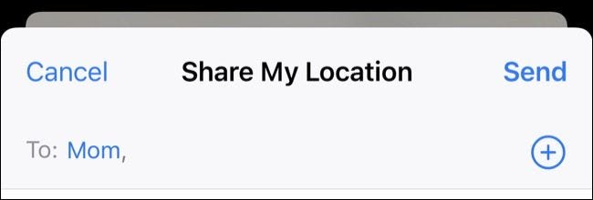 Compartir ubicación a través de Find My App