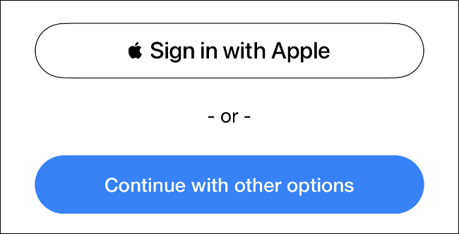 Iniciar sesión con el botón de inicio de sesión de Apple