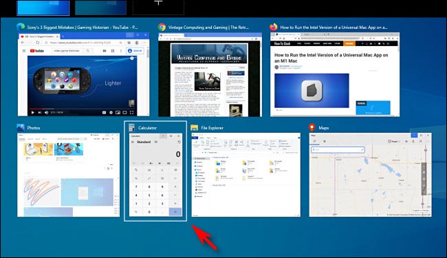 How to view thumbnails of all your open windows in Windows 10 ...