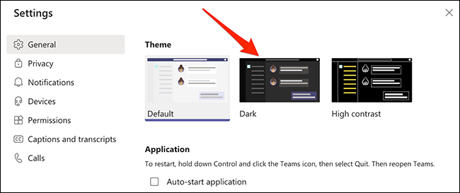 Habilitar el modo oscuro en Microsoft Teams en el escritorio