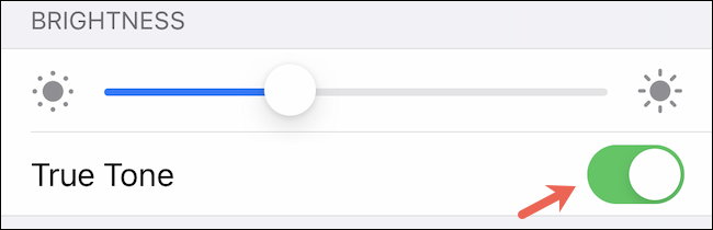 Alternar True Tone en iPhone