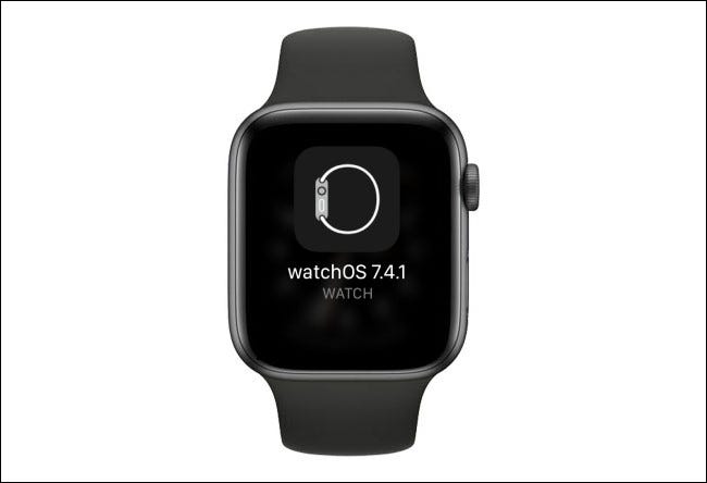 Apple Watch que muestra una actualización disponible.